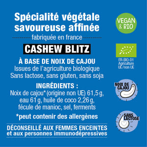Cashew Blitz, dos de la boite